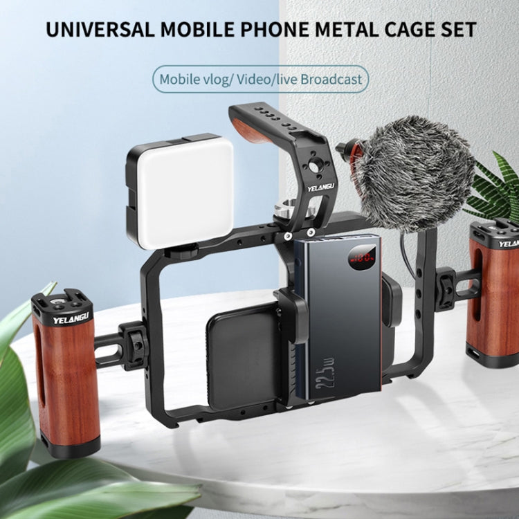 YELANGU LW101 Vlogging Live Broadcast Smartphone Video Rig Handles Stabilizer Kits - free shipping - PMC TechLife - Order now!