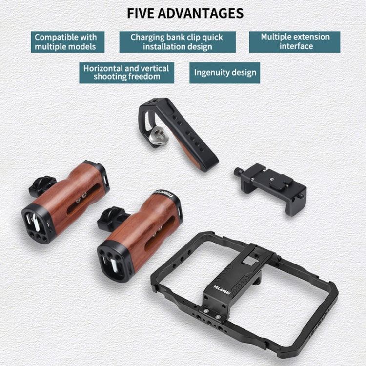 YELANGU LW101 Vlogging Live Broadcast Smartphone Video Rig Handles Stabilizer Kits - free shipping - PMC TechLife - Order now!