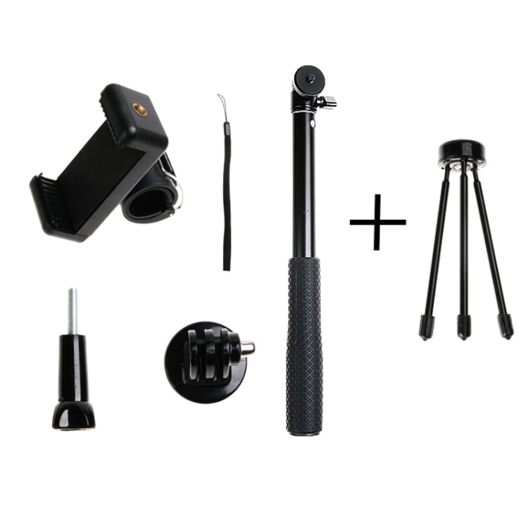 30-93cm Grip Foldable Tripod Holder Multi-functional Selfie Stick Monopod for GoPro, Insta360, DJI and Other Action Cameras, Phones - Extendable Pole by PMC Jewellery | Online Shopping South Africa | PMC Jewellery | Buy Now Pay Later Mobicred
