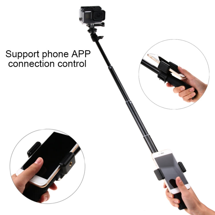 30-93cm Grip Foldable Tripod Holder Multi-functional Selfie Stick Monopod for GoPro, Insta360, DJI and Other Action Cameras, Phones - Extendable Pole by PMC Jewellery | Online Shopping South Africa | PMC Jewellery | Buy Now Pay Later Mobicred