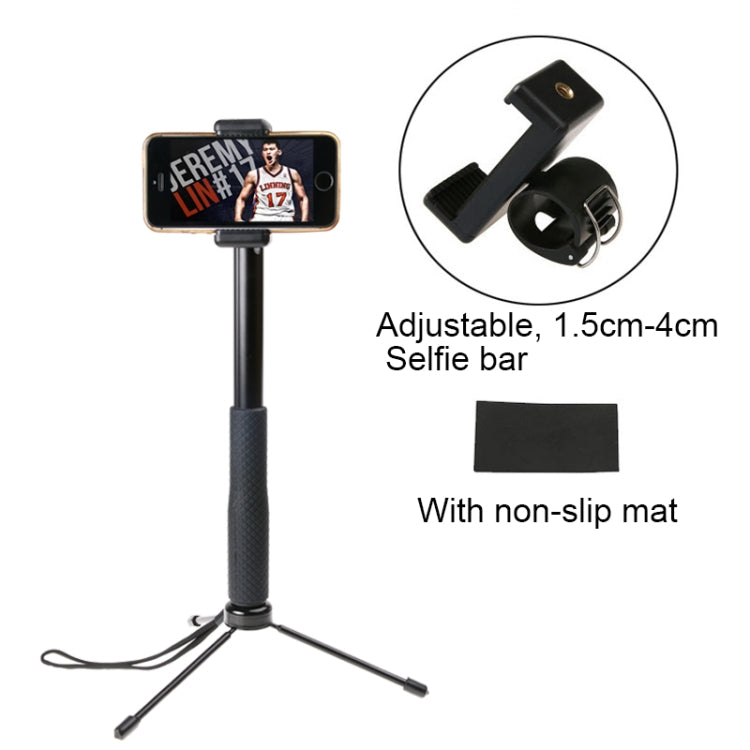 30-93cm Grip Foldable Tripod Holder Multi-functional Selfie Stick Monopod for GoPro, Insta360, DJI and Other Action Cameras, Phones - Extendable Pole by PMC Jewellery | Online Shopping South Africa | PMC Jewellery | Buy Now Pay Later Mobicred