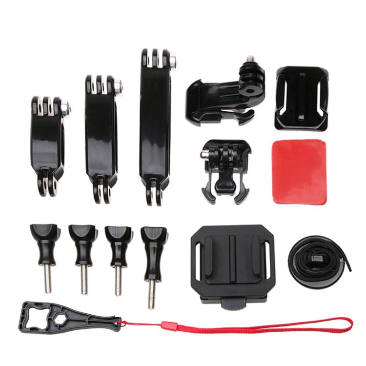 Helmet Front Mount Bundle Set for GoPro, Insta360, DJI and Other Action Cameras - Helmet Mount by PMC TechLife | Online Shopping South Africa | PMC TechLife | Buy Now Pay Later Mobicred