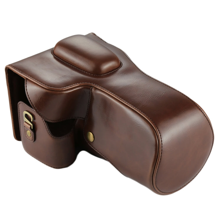 Full Body Camera PU Leather Case Bag for Nikon D7200 / D7100 / D7000 (18-200 / 18-140mm Lens) (Coffee)