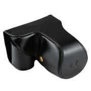 Full Body Camera PU Leather Case Bag with Strap for Sony NEX 7 / F3 (18-55mm Lens)(Black)