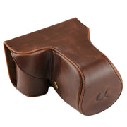 Full Body Camera PU Leather Case Bag with Strap for Sony NEX 7 / F3 (18-55mm Lens)(Coffee)