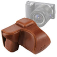 Full Body Camera PU Leather Case Bag with Strap for Sony NEX 5N / 5R / 5T (16-50mm / 18-55mm Lens)(Brown) - free shipping - PMC TechLife - Order now!