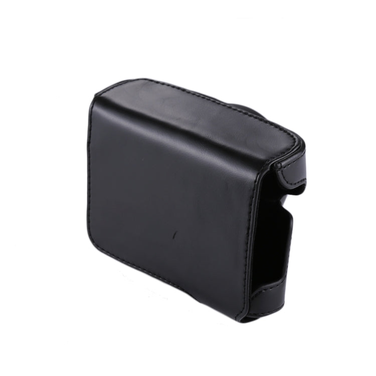 Full Body Camera PU Leather Camera Case Bag with Strap for Panasonic Lumix GF7 / GF8 / GF9 (12-32mm / 14-42mm Lens)(Black)