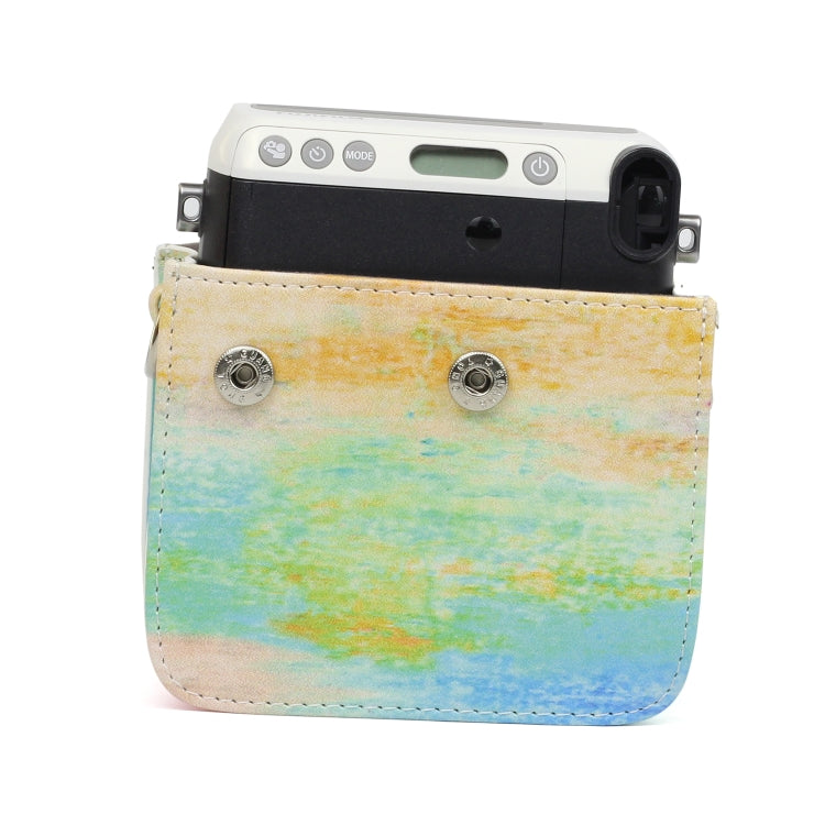 Rainbow Oil painting Pattern PU Leather Protective Camera Case Bag For FUJIFILM Instax Mini70 Camera - free shipping - PMC TechLife - Order now!