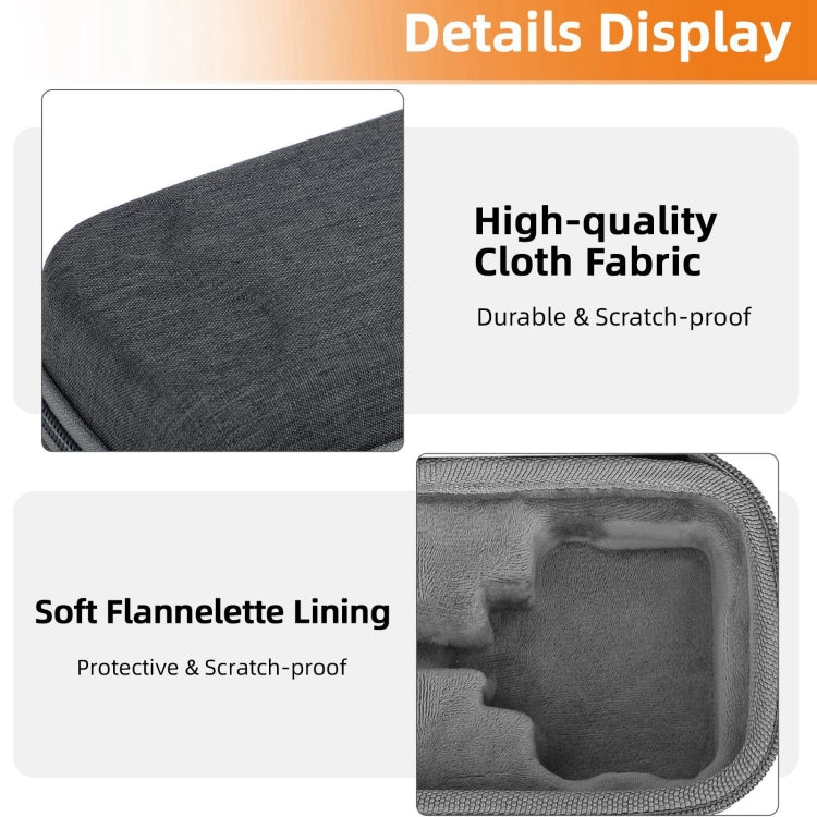 For Insta360 Ace / Ace Pro 1 / Ace Pro 2 Sunnylife Portable Carrying Case Handbag Mini Travel Case Organizer Protective Bag (Dark Grey) - free shipping - PMC TechLife - Order now!