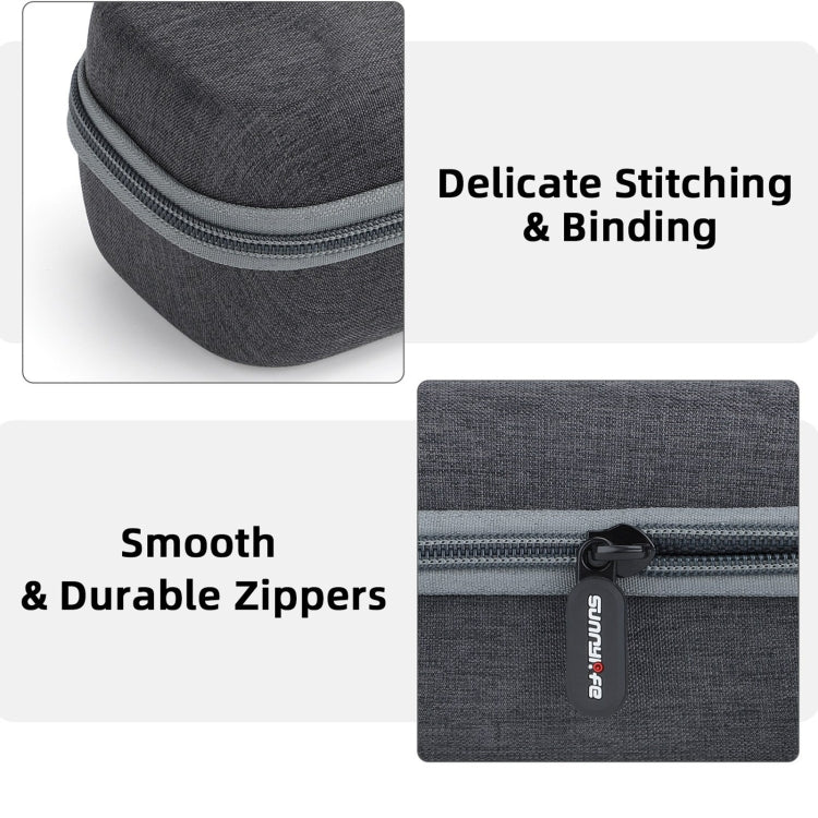 For Insta360 Ace / Ace Pro 1 / Ace Pro 2 Sunnylife Portable Carrying Case Handbag Mini Travel Case Organizer Protective Bag (Dark Grey) - free shipping - PMC TechLife - Order now!