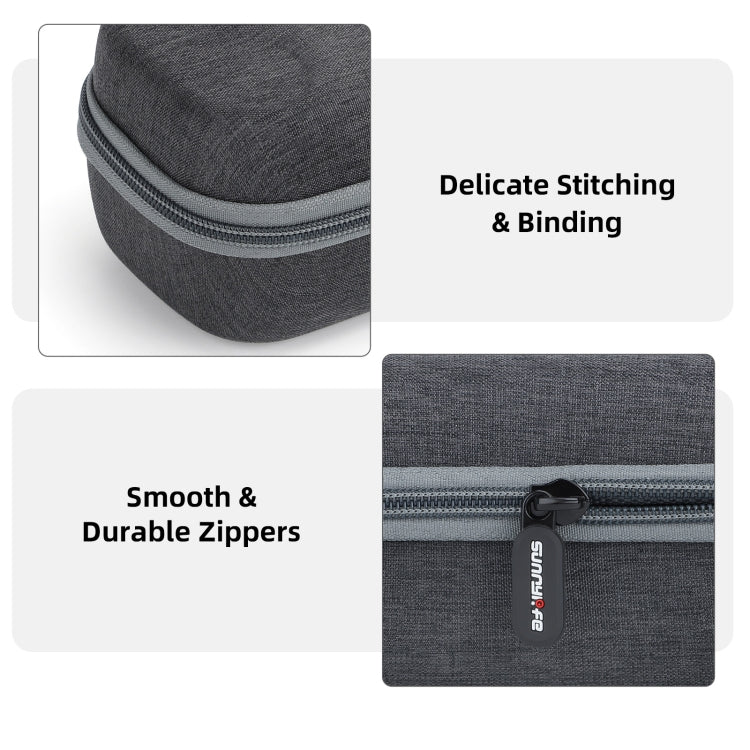 For Insta360 Ace / Ace Pro Sunnylife Portable Carrying Case Handbag Mini Travel Case Organizer Protective Bag (Black) - Case & Bags by Sunnylife | Online Shopping South Africa | PMC TechLife | Buy Now Pay Later Mobicred