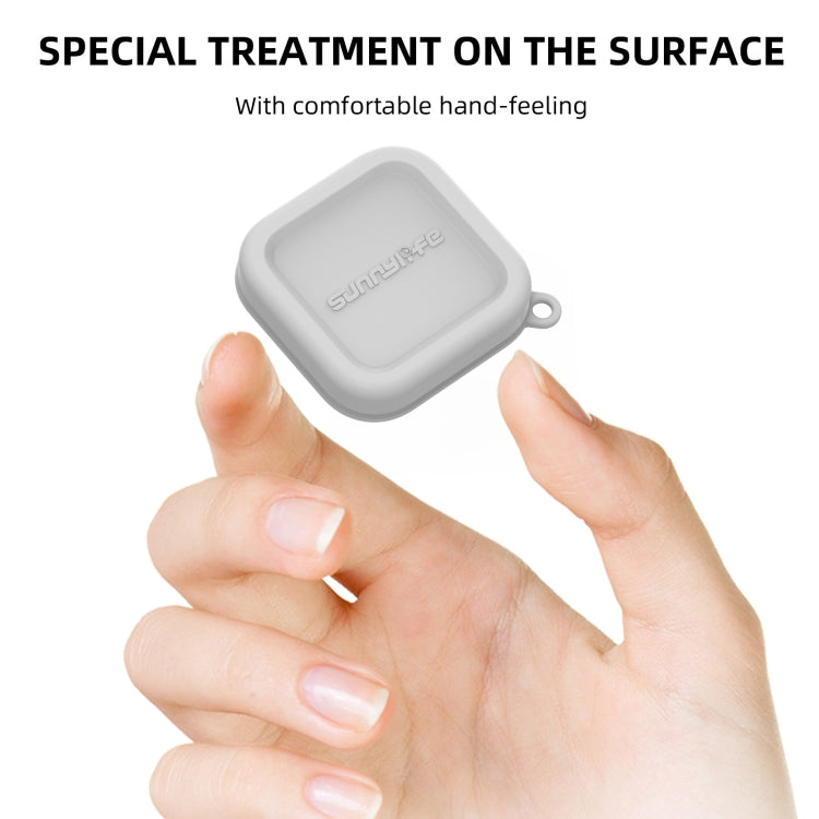 For Insta360 Ace / Ace Pro Sunnylife Silicone Lens Cap Protector Lens Cover (Grey) - Case & Bags by Sunnylife | Online Shopping South Africa | PMC TechLife