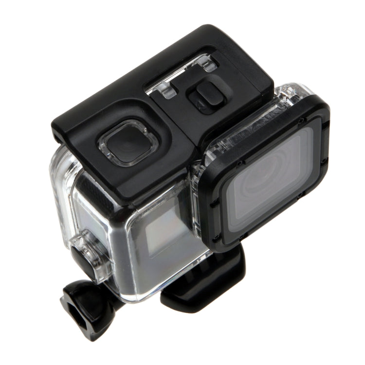 For GoPro  NEW HERO /HERO6  /5  30m Waterproof Housing Protective Case + Hollow Back Cover with Buckle Basic Mount & Screw, No Need to Disassemble Lens(GP413) - Waterproof Cases by PMC TechLife | Online Shopping South Africa | PMC TechLife | Buy Now Pay Later Mobicred
