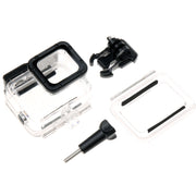 For GoPro HERO6 /5 Skeleton Housing Protective Case + Hollow Back Cover with Buckle Basic Mount & Screw, No Need to Disassemble Lens