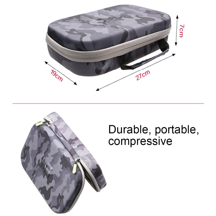 Camouflage Pattern EVA Shockproof Water-resistant Portable Case forGoPro, Insta360, DJI and Other Action Cameras Accessories, Size: 27cm x 19cm x 7cm
