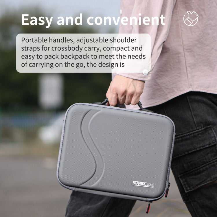 STARTRC Shoulder Storage Bag Handbag For GoPro HERO13 Black /12 Black /11 Black /10 Black /9 Black(Grey) - free shipping - PMC Jewellery - Order now!