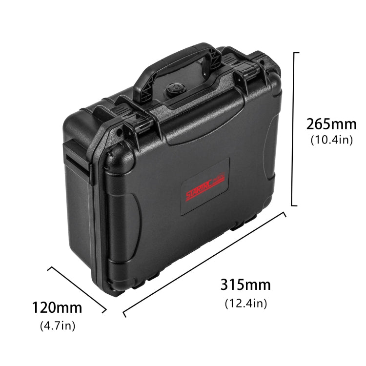 STARTRC Water-resistant EVA PP Dual-layer Suitcase Storage Box For GoPro HERO13 Black /12 Black /11 Black /10 Black /9 Black (Black)