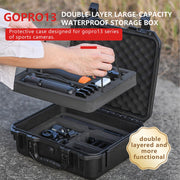 STARTRC Water-resistant EVA PP Dual-layer Suitcase Storage Box For GoPro HERO13 Black /12 Black /11 Black /10 Black /9 Black (Black)