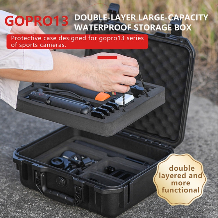 STARTRC Water-resistant EVA PP Dual-layer Suitcase Storage Box For GoPro HERO13 Black /12 Black /11 Black /10 Black /9 Black (Black)