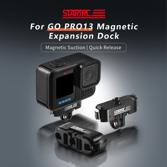 For GoPro HERO13 Black STARTRC Magnetic Quick Release Base Mount (Black)