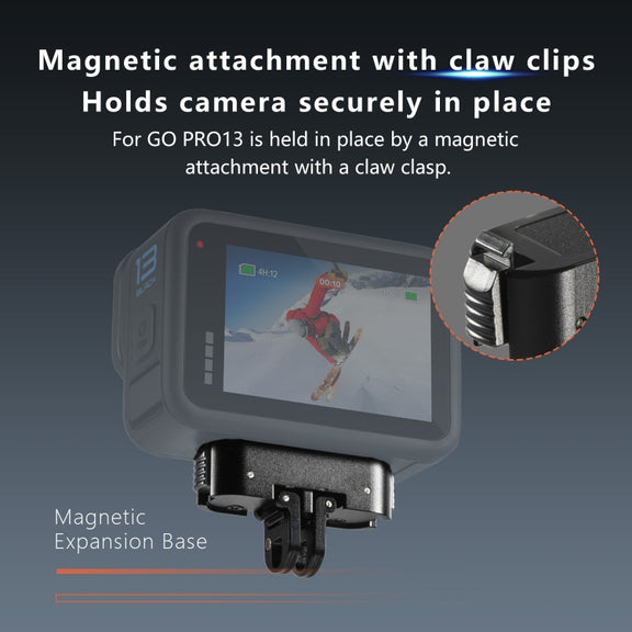 For GoPro HERO13 Black STARTRC Magnetic Quick Release Base Mount (Black)