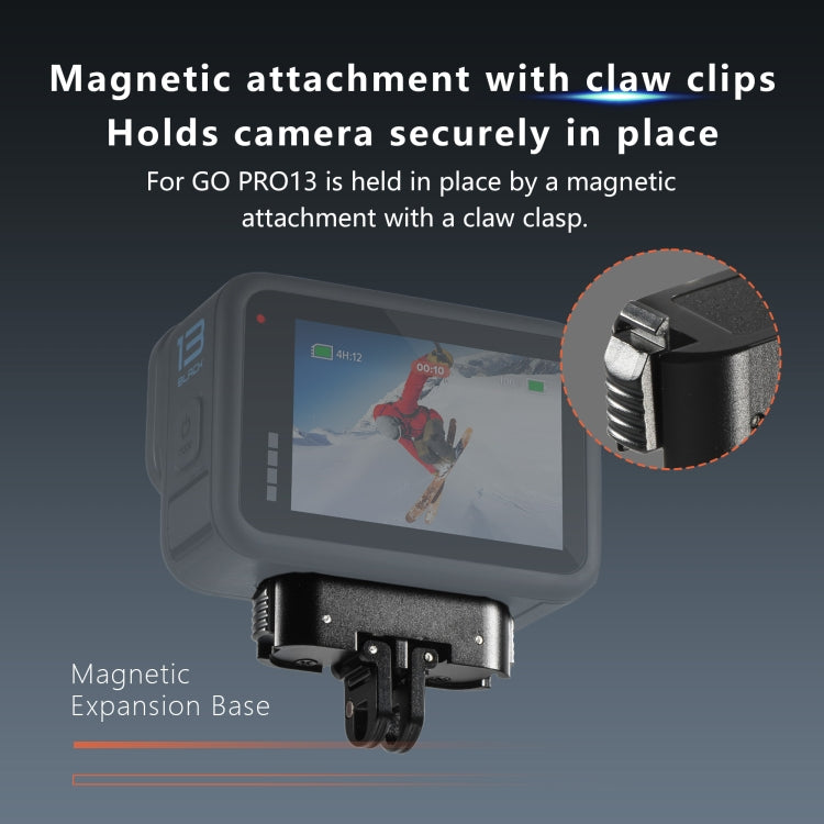 For GoPro HERO13 Black STARTRC Magnetic Quick Release Base Mount (Black)