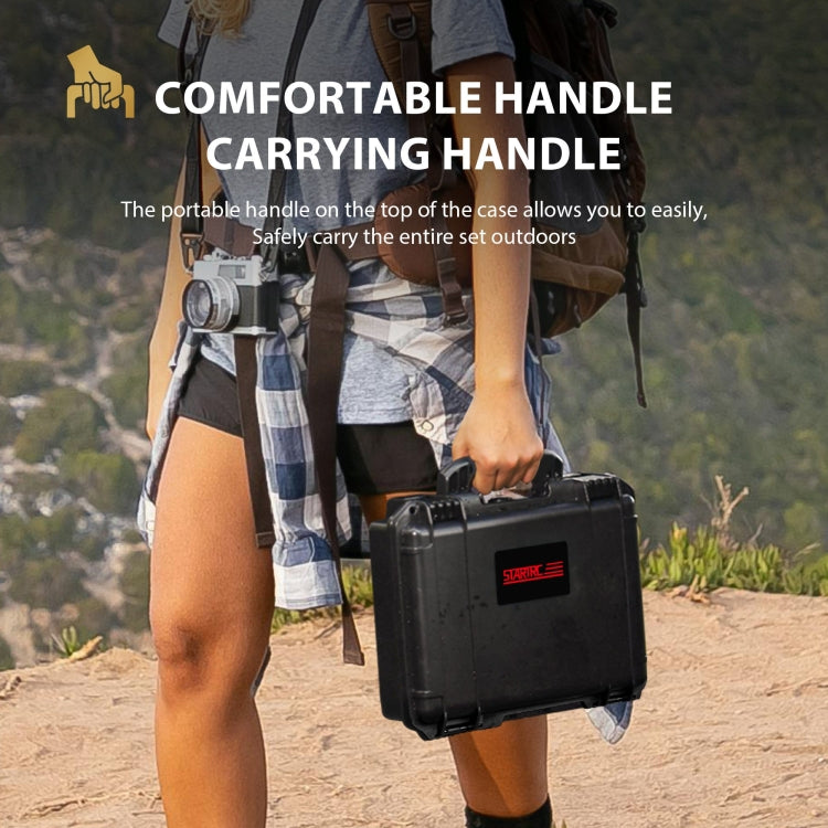 For Insta360 Ace / Ace Pro STARTRC Waterproof Dual-layer Suitcase Storage Box (Black) - free shipping - PMC TechLife - Order now!