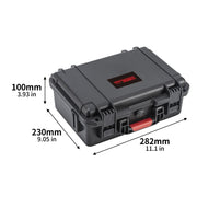For Insta360 Ace / Ace Pro STARTRC Water-resistant Dual-layer Suitcase Storage Box (Black)