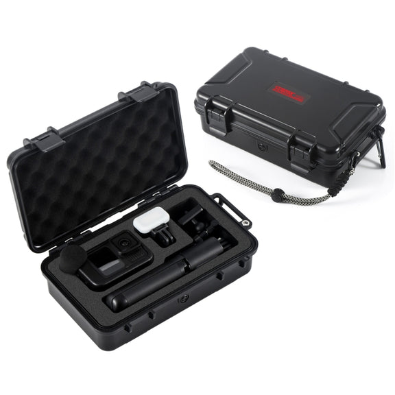 For GoPro HERO STARTRC Water-resistant ABS Suitcase Shoulder Storage Box (Black)