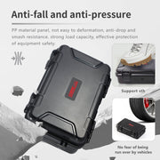 For GoPro HERO STARTRC Water-resistant ABS Suitcase Shoulder Storage Box (Black)