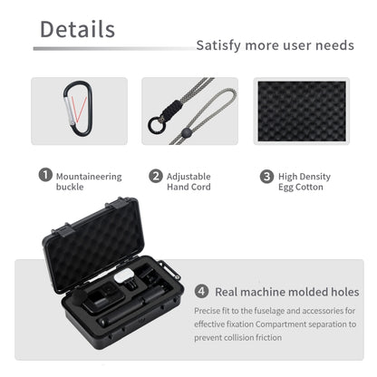For GoPro HERO STARTRC Waterproof ABS Suitcase Shoulder Storage Box (Black) - free shipping - PMC Jewellery - Order now!