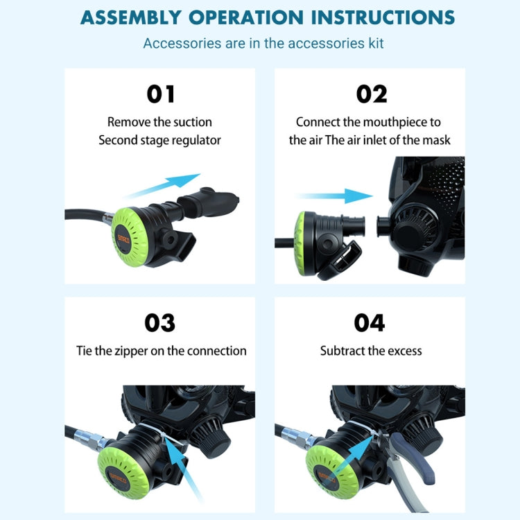 Water Sports Diving Snorkeling Mask Swimming Glasses for GoPro, Insta360, DJI and Other Action Cameras (Black) - Diving Mask by PMC TechLife | Online Shopping South Africa | PMC TechLife