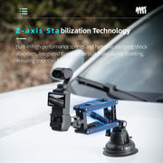 STARTRC Action Camera Suction Cup Car Mount Shock Absorbing Arm (Black)
