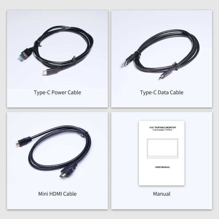 FEELWORLD DH156 15.6 inch Portable External Monitor FHD 1080P USB-C HDMI (Black) - free shipping - PMC Jewellery - Order now!