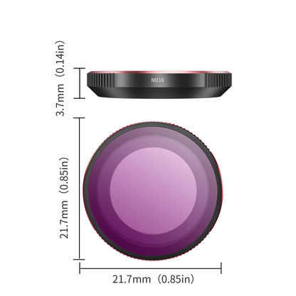For Insta360 GO 3S STARTRC 4 in 1 ND8 ND16 ND32 ND64 Camera Lens Filter (Black Red) - free shipping - PMC Jewellery - Order now!