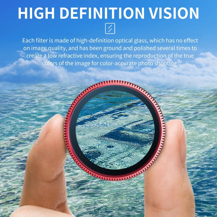 For Insta360 GO 3S STARTRC CPL Camera Lens Filter (Black Red) - free shipping - PMC Jewellery - Order now!