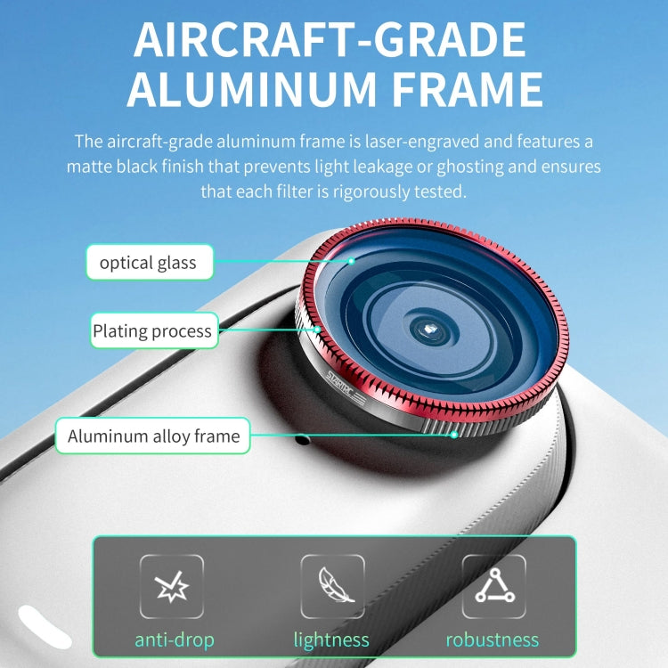 For Insta360 GO 3S STARTRC CPL Camera Lens Filter (Black Red) - free shipping - PMC Jewellery - Order now!