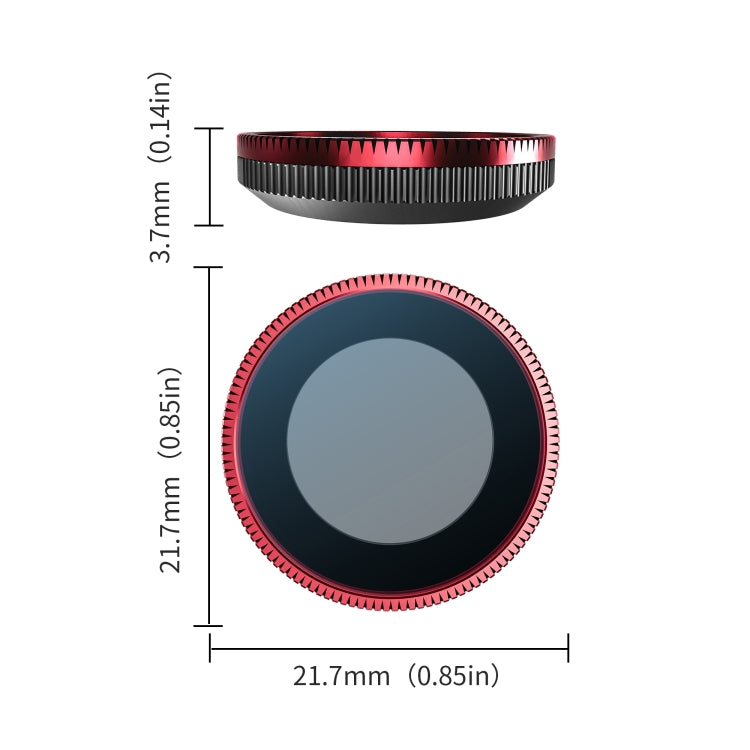 For Insta360 GO 3S STARTRC CPL Camera Lens Filter (Black Red) - free shipping - PMC Jewellery - Order now!