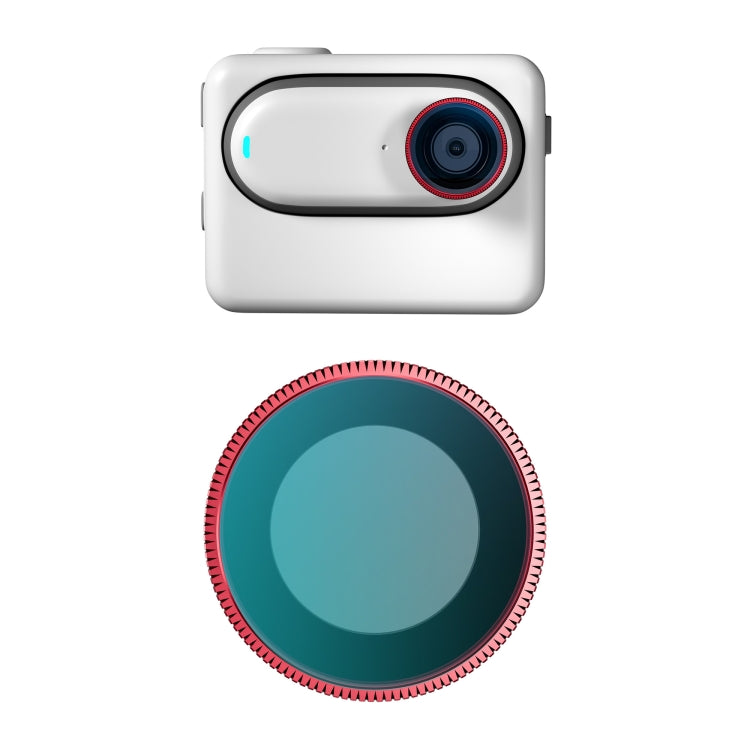 For Insta360 GO 3S STARTRC MCUV Camera Lens Filter (Black Red) - free shipping - PMC Jewellery - Order now!