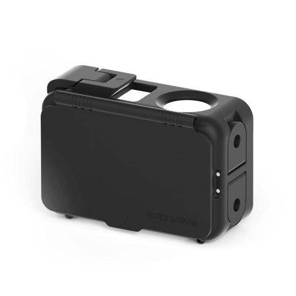 For DJI Osmo Action 5 Pro / 4 / 3 Sunnylife Protective Case Frame Mount Adapter Sun Hood Housing Case (Black)