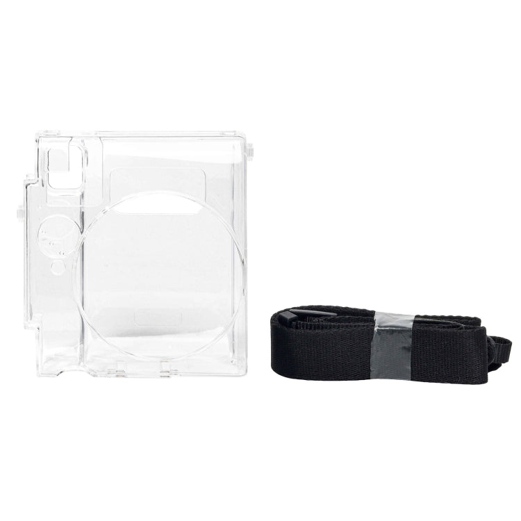 For FUJIFILM Instax mini 99 Crystal Hard Case Camera Bag with Shoulder Strap (Transparent) - Protective Case by PMC TechLife | Online Shopping South Africa | PMC TechLife | Buy Now Pay Later Mobicred