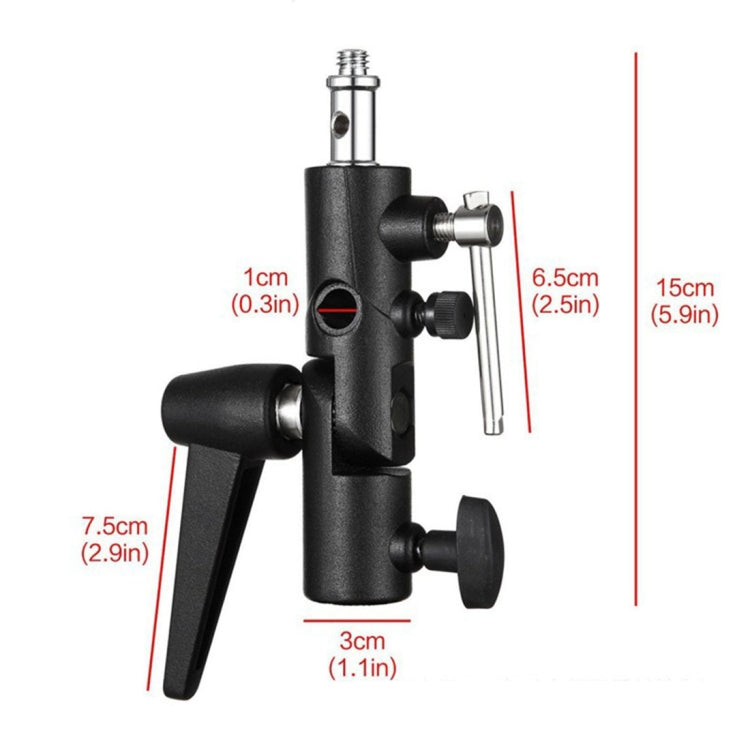 H Type Multifunctional Flash Light Stand Umbrella Bracket, Max Load: 3kg - free shipping - PMC Jewellery - Order now!