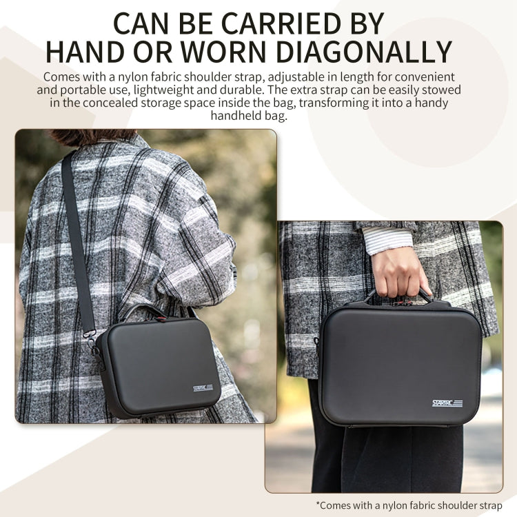 For Insta360 Ace / Ace Pro STARTRC Portable PU Storage Box Case (Black) - free shipping - PMC TechLife - Order now!