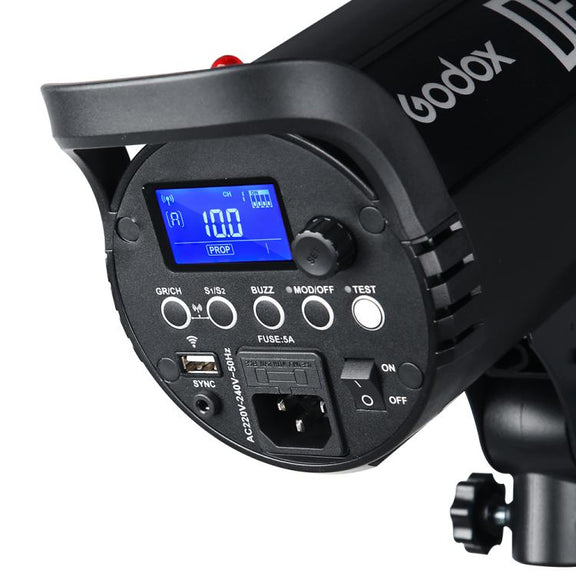 Godox DE300II 300Ws Studio Flash Light Strobe Lamp Head Bowens Mount Speedlight (UK Plug)