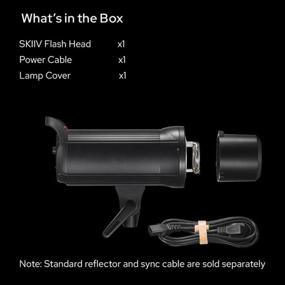 Godox SK300II-V Studio Flash Photo Light 300Ws Bowens Mount Monolight Light (AU Plug)
