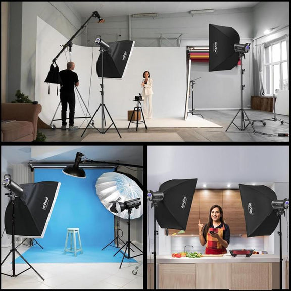 Godox SK300II-V Studio Flash Photo Light 300Ws Bowens Mount Monolight Light (AU Plug)