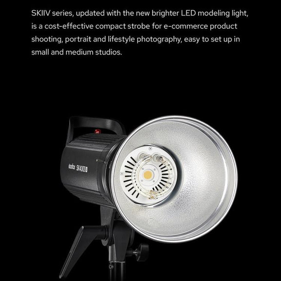 Godox SK400II-V Studio Flash Photo Light 400Ws Bowens Mount Monolight Light (UK Plug)