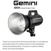 Godox Gemini GS400II Studio Flash Light 400Ws Bowens Mount Strobe Flash (AU Plug)