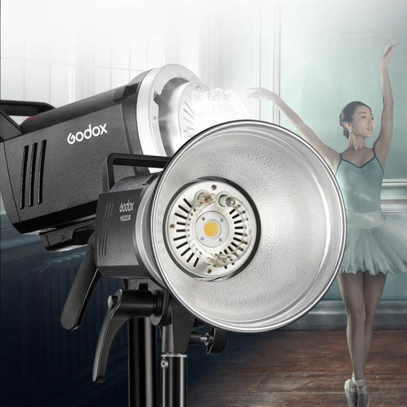 Godox MS300-V Studio Flash Light 300Ws Bowens Mount Strobe Light with Lamp Cover (UK Plug)