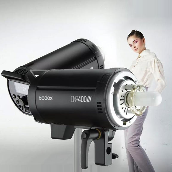Godox DP400III Studio Flash Photo Light 400Ws 2.4G Wireless X System Bowens Mount Strobe Light, No Lamp Cover (EU Plug)